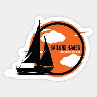 Sailors Haven, Long Island, New York, Pop-Out Badge Sticker